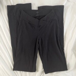 Cross Waist Flare Leggings